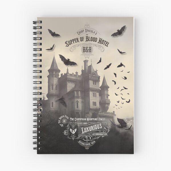 Aperçu de l'œuvre Affiche de l'hôtel du château de Dracula victorien par Moose Disco créée et vendue par MooseDisco.