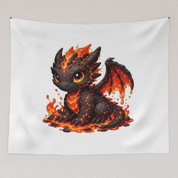 Item preview,  Lava Baby Dragon designed and sold by Snurly.