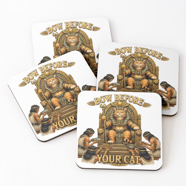 Item preview, Bow Before Your Cat – Egyptian Pharaoh Cat Funny Graphic T-Shirt designed and sold by Wonza22yara.