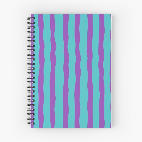 Item preview, Turquoise Purple  Wavy Stripes  Pink Minimal Seamless Lines, Modern Neutral Abstract Design designed and sold by BigDigital.
