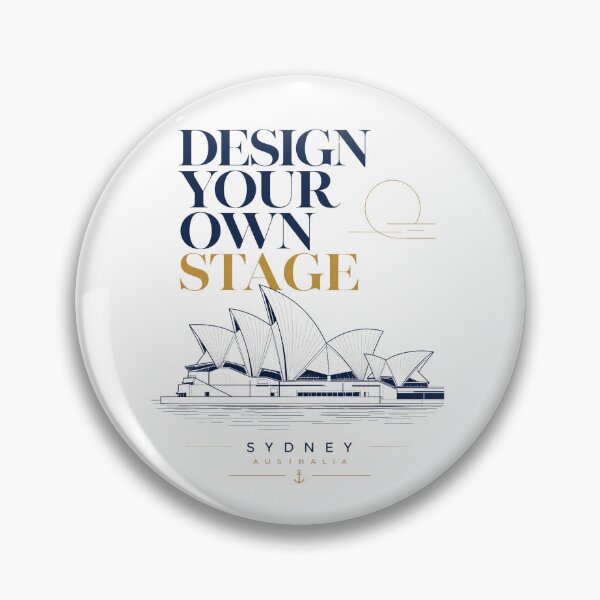 Item preview, Sydney Opera House Line Art – Design Your Own Stage – Modern Architectural Minimalism designed and sold by bobscraze.