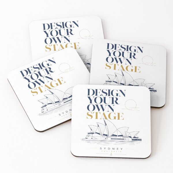 Item preview, Sydney Opera House Line Art – Design Your Own Stage – Modern Architectural Minimalism designed and sold by bobscraze.