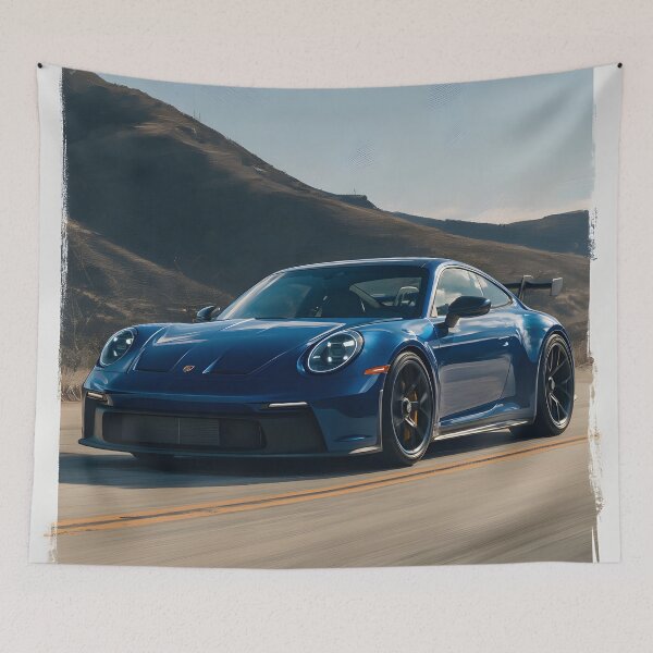 Item preview, Porsche 911 GT3 Luxury Wall Decor designed and sold by AutoPopStudio.