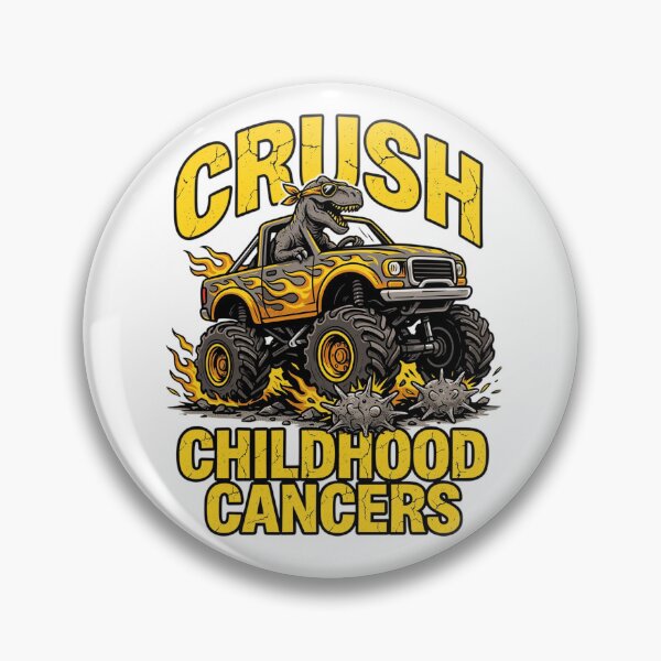 Item preview, Crush Childhood Cancer Tee v1 designed and sold by DarylWelsh2024.