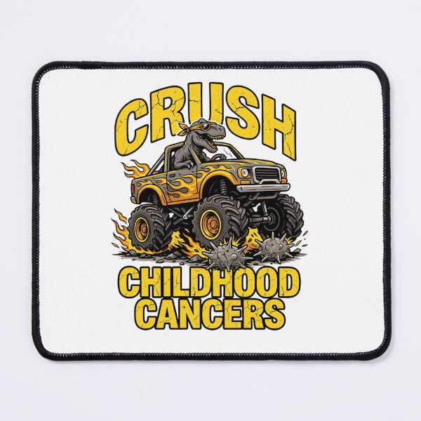 Item preview, Crush Childhood Cancer Tee v1 designed and sold by DarylWelsh2024.
