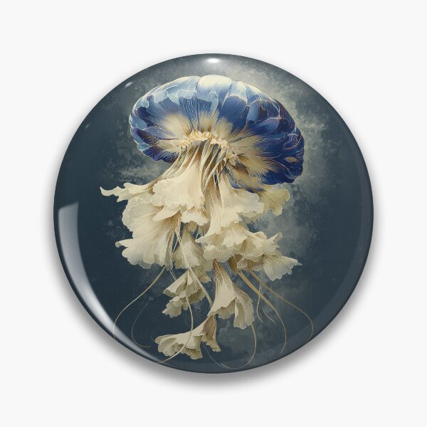 Item preview, Midnight Botanical Jellyfish designed and sold by Helenaphotoart.