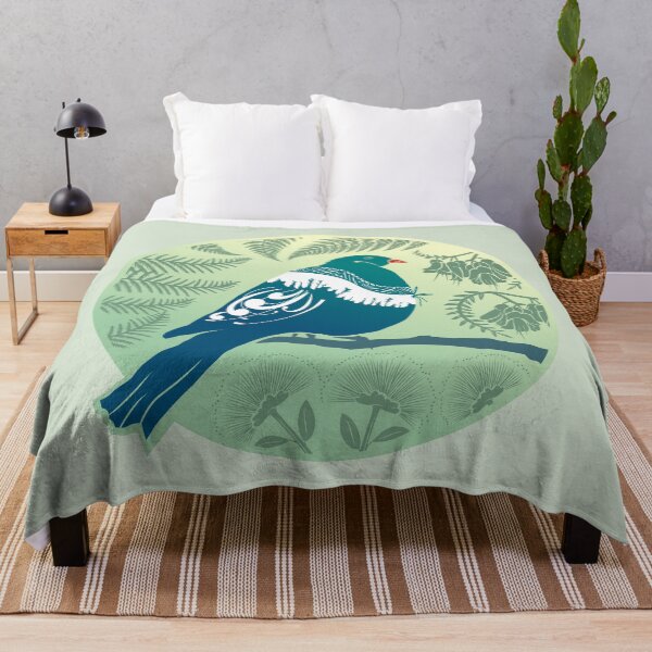 Item preview, Kereru in the Bush - Green designed and sold by MY NEW ZEALAND.