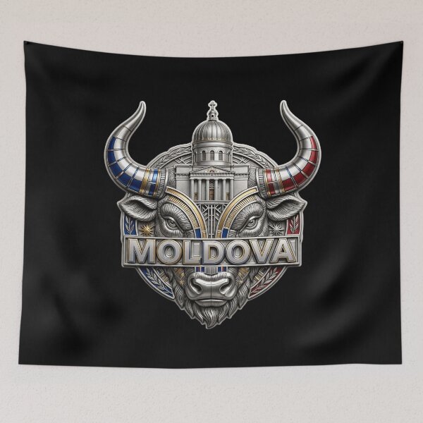 Item preview, Moldova Flag Design, Moldovan Pride Shirt, Moldova Nation, Tricolor Eagle Flag, Eastern Europe Heritage, Chișinău Travel, Moldovan Culture Graphic designed and sold by Typologystudios.