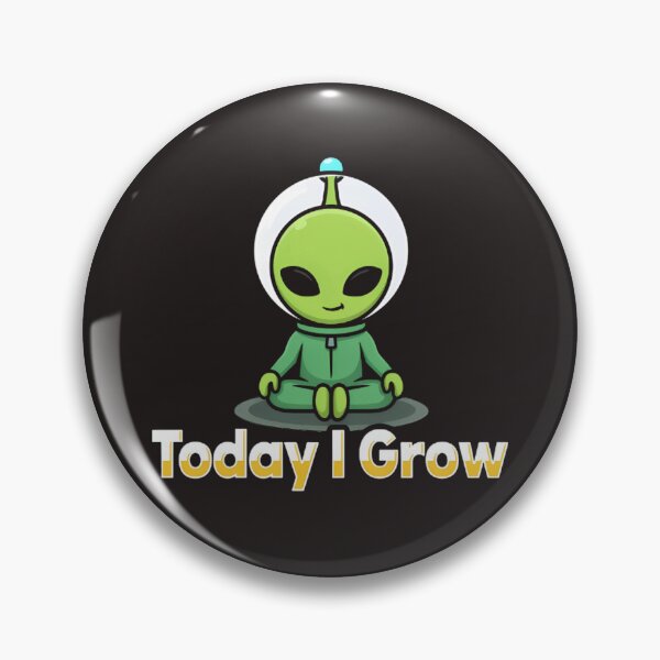 Item preview, Today I Grow – Cute Alien Growth Mindset Cartoon Design designed and sold by HoMya.