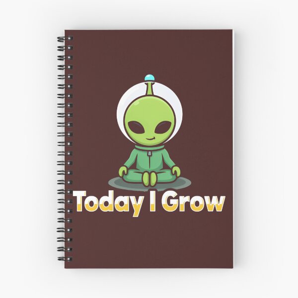 Item preview, Today I Grow – Cute Alien Growth Mindset Cartoon Design designed and sold by HoMya.