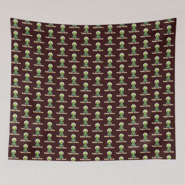 Item preview, Today I Grow – Cute Alien Growth Mindset Cartoon Design designed and sold by HoMya.