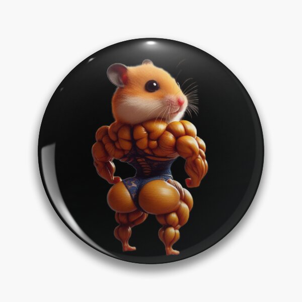 Item preview, Buff Hamster Bodybuilder Corset Meme designed and sold by LujziWorld.