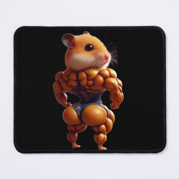 Item preview, Buff Hamster Bodybuilder Corset Meme designed and sold by LujziWorld.