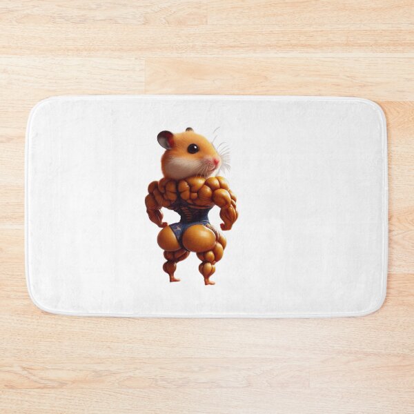 Item preview, Buff Hamster Bodybuilder Corset Meme designed and sold by LujziWorld.