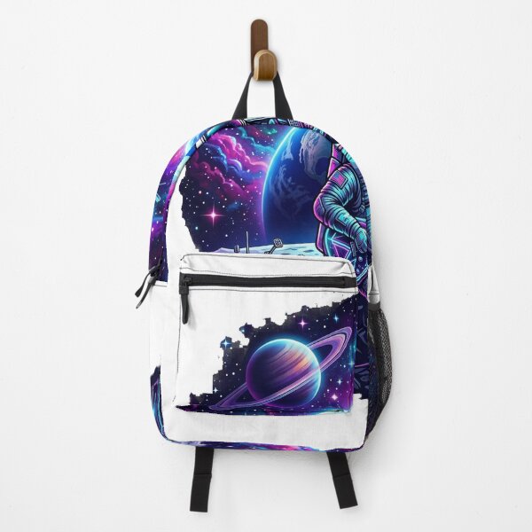 Item preview, Astronaut Playing Guitar on the Moon Neon Space Rock Art designed and sold by RoyArt0.