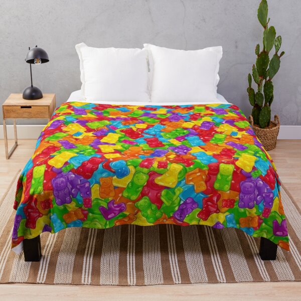 Item preview, Gummy Bear Candy Pattern Colorful Sweet Treat Graphic Design designed and sold by TM DESIGNS AND MORE.