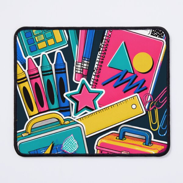 Item preview, Retro School Supplies Collage designed and sold by FatmaAhmed90.