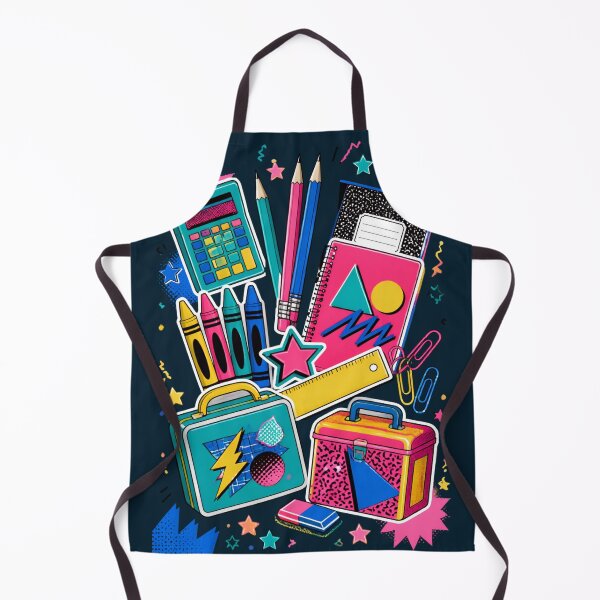 Item preview, Retro School Supplies Collage designed and sold by FatmaAhmed90.