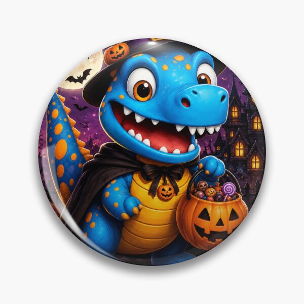 Item preview, Halloween Snappyzaurus | Cute Trick or Treat Dinosaur designed and sold by Collins Design.
