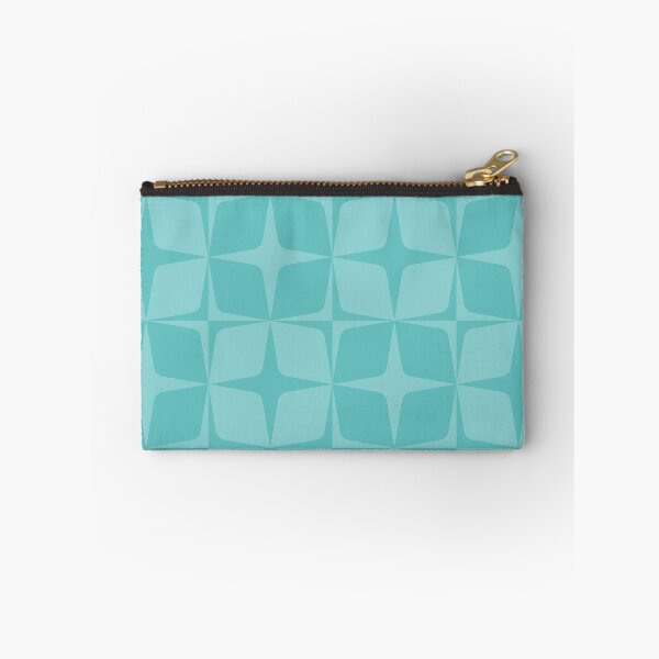 Item preview, Atomic Age Retro Geo Mid Century Modern Star Tile Pattern Turquoise designed and sold by kierkegaard.