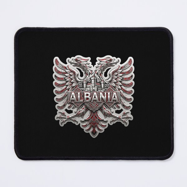 Item preview, Albania Albanian Flag Design, Albania Flag Shirt, Albanian Pride, Double Headed Eagle Flag, Shqipëria, Tirana Albania, Balkan Heritage, National Pride Graphic designed and sold by Typologystudios.