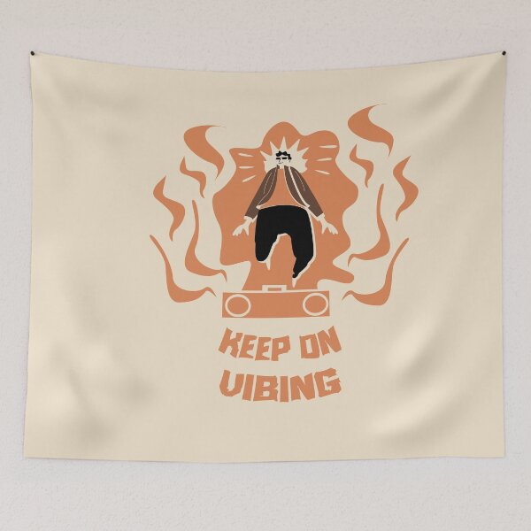 Item preview, Keep on Vibing Minimalist Music Lover Illustration designed and sold by beboplab.