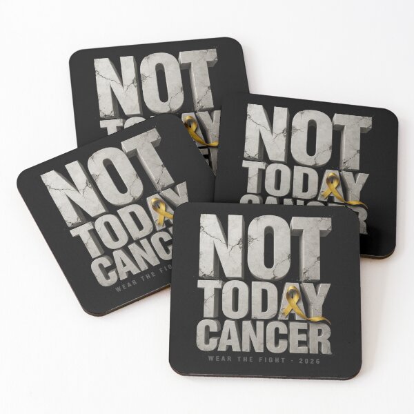 Item preview, Not Today Cancer Tee v1 designed and sold by DarylWelsh2024.