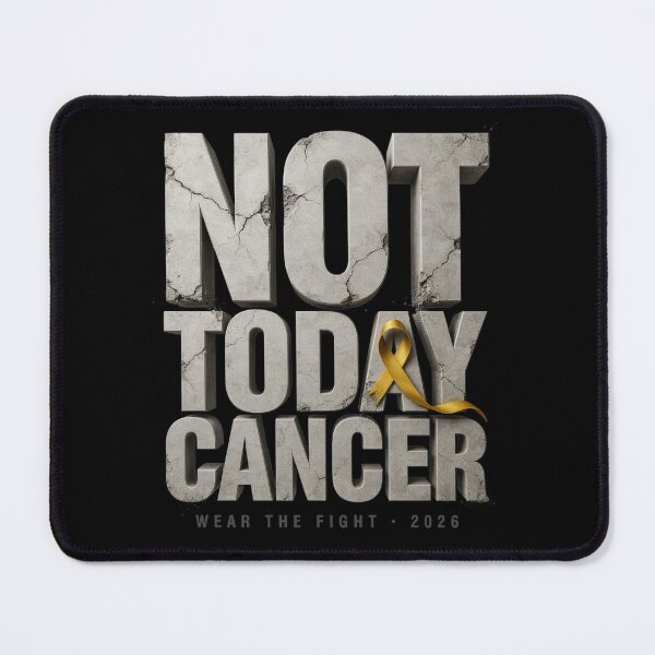 Item preview, Not Today Cancer Tee v1 designed and sold by DarylWelsh2024.