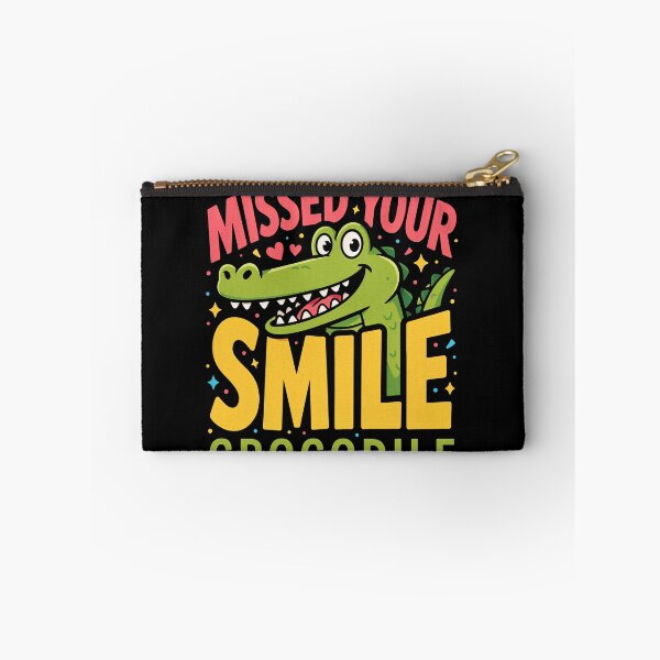Item preview, Missed Your Smile Crocodile designed and sold by InkRebelia.