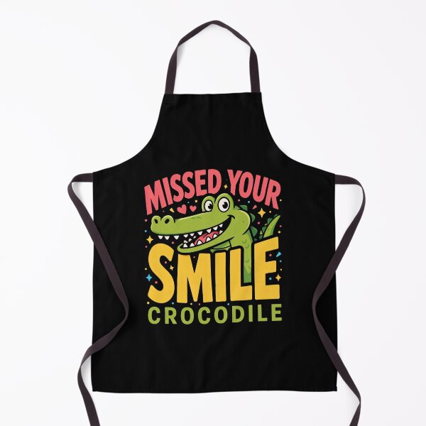 Item preview, Missed Your Smile Crocodile designed and sold by InkRebelia.