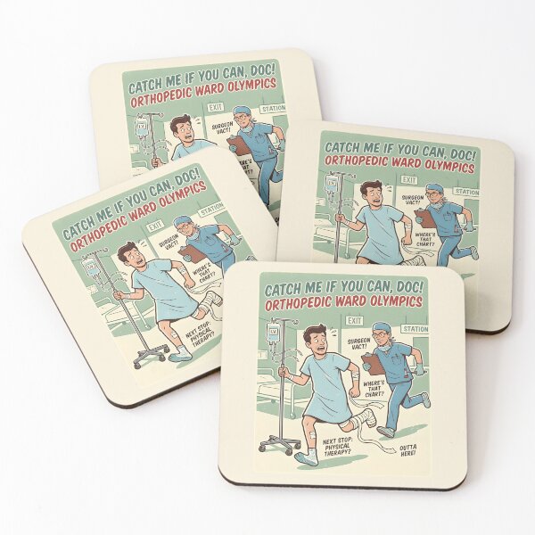 Item preview, Catch me if you can, Doc! - Orthopedic Ward Olympics designed and sold by ParadoxParadox.