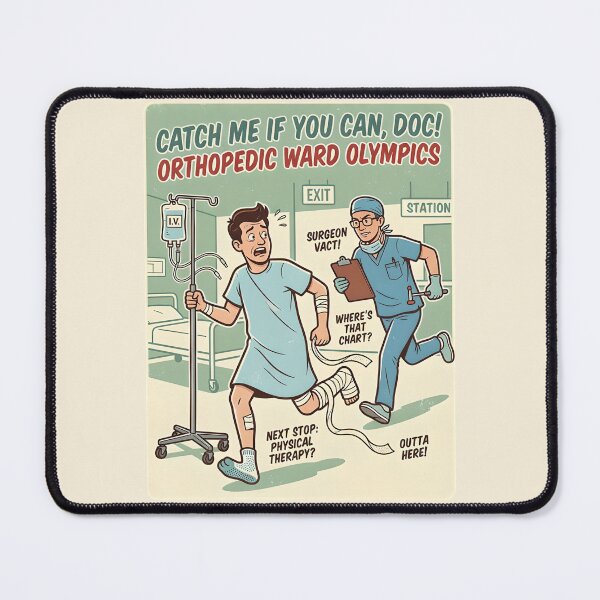 Item preview, Catch me if you can, Doc! - Orthopedic Ward Olympics designed and sold by ParadoxParadox.