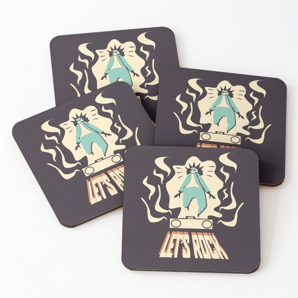 Item preview, Let's Rock Minimalist Music Lover Illustration designed and sold by beboplab.