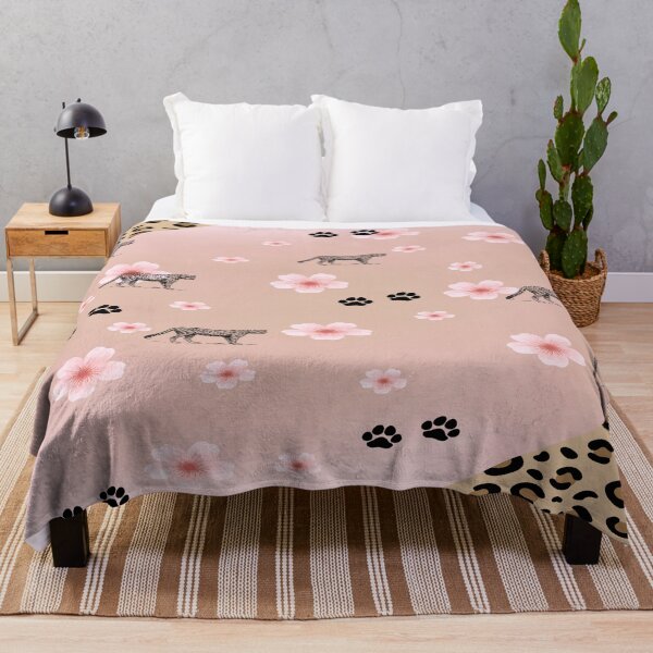 Item preview, Wild Cheetah Cherry Blossoms Pink designed and sold by MariahDaGoatedPrincess.