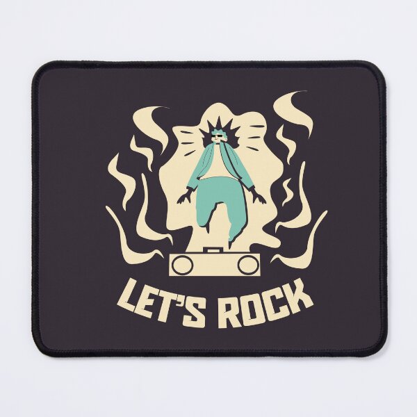 Item preview, Let's Rock Minimalist Music Lover Illustration designed and sold by beboplab.