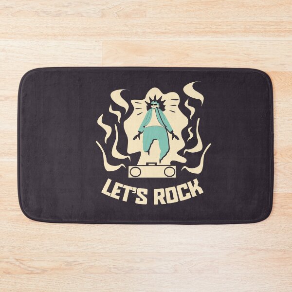 Item preview, Let's Rock Minimalist Music Lover Illustration designed and sold by beboplab.
