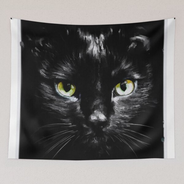 Item preview, Black cat designed and sold by DDulotDigital.