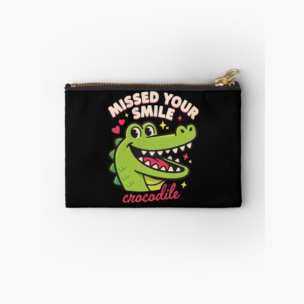 Item preview, Missed Your Smile Crocodile designed and sold by InkRebelia.