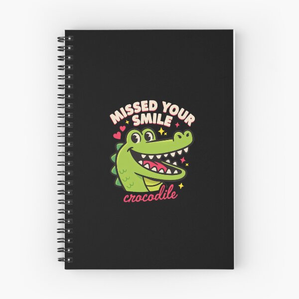 Item preview, Missed Your Smile Crocodile designed and sold by InkRebelia.