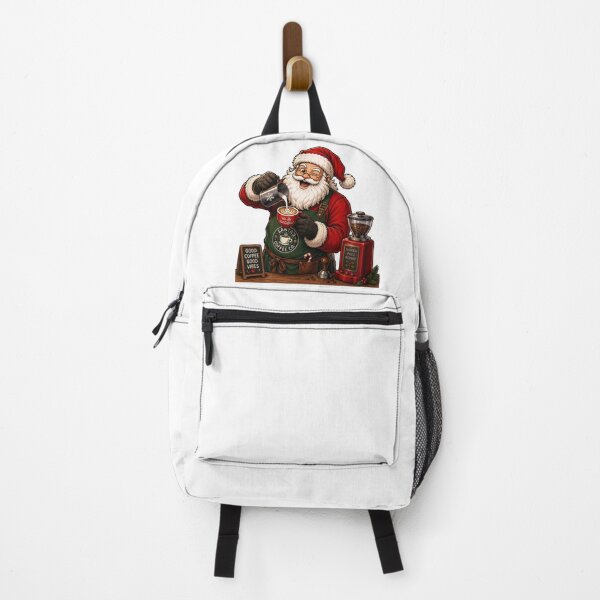 Item preview, Santa Christmas coffee shop designed and sold by DailyQuestPrint.