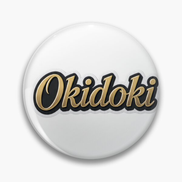 Item preview, Okidoki -Golden Retro Typography Positive Vibe  designed and sold by LC&LCPlatform.