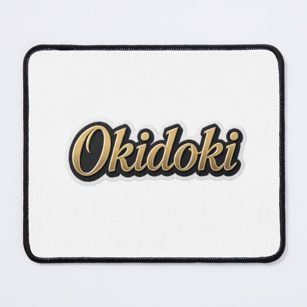Item preview, Okidoki -Golden Retro Typography Positive Vibe designed and sold by LC&LCPlatform.