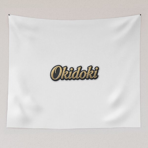 Item preview, Okidoki -Golden Retro Typography Positive Vibe  designed and sold by LC&LCPlatform.