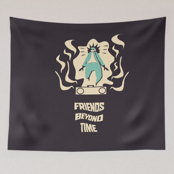 Item preview, Friends Beyond Time Minimalist Music Lover Illustration designed and sold by beboplab.