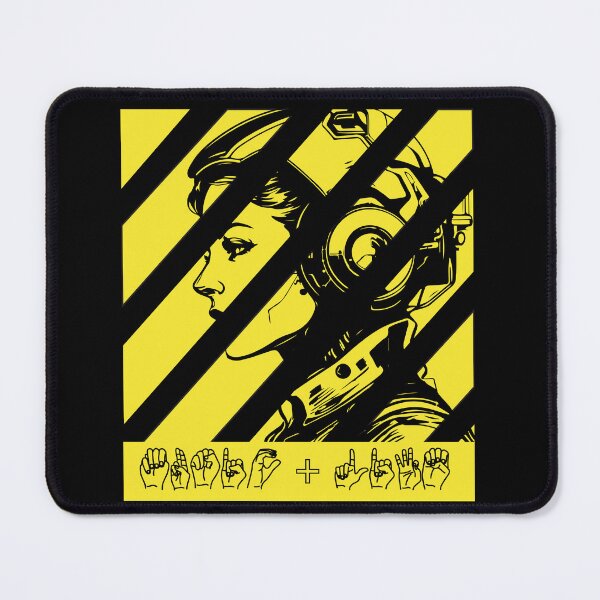 Item preview, MUSIC AND LIFE ASL Fingerspelling | Cyberpunk Industrial Streetwear designed and sold by ASL SIGNPRO CLEARSIGNS.