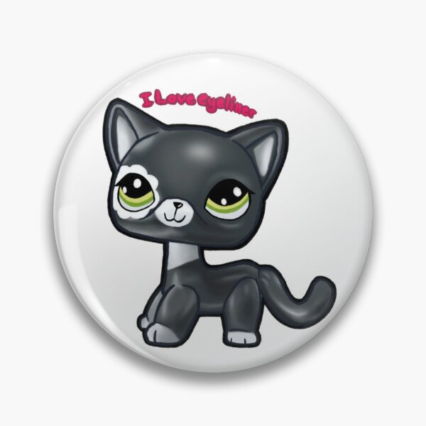 Item preview, I love eyeliner, LPS inspired cat designed and sold by AbsurdSketch.
