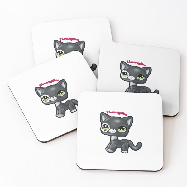 Item preview, I love eyeliner, LPS inspired cat designed and sold by AbsurdSketch.