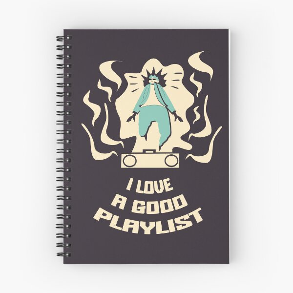 Item preview, I Love a Good Playlist Minimalist Music Lover Illustration designed and sold by beboplab.