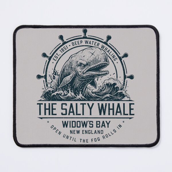 Item preview, The Salty Whale of Widow's Bay Vintage Whaling Nautical Seafood Restaurant Bar Pub Lts designed and sold by Alema Art.