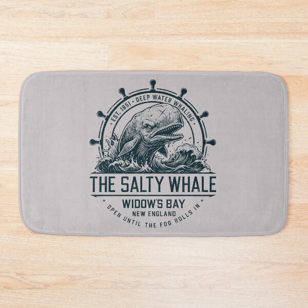 Item preview, The Salty Whale of Widow's Bay Vintage Whaling Nautical Seafood Restaurant Bar Pub Lts designed and sold by Alema Art.